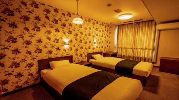 【禁煙】わんちゃん スタンダードツイン 内風呂・眺望なし